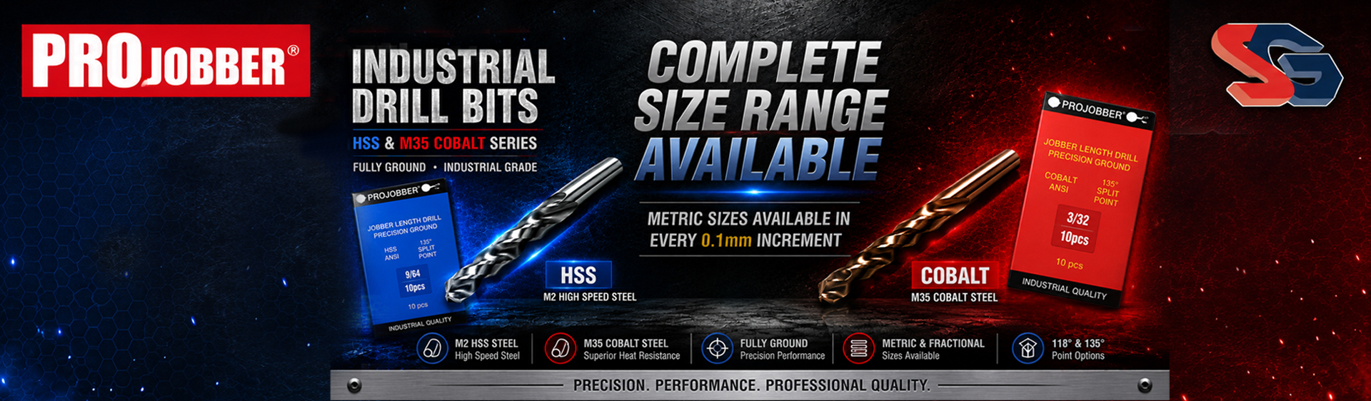 Projobber HSS and Cobalt