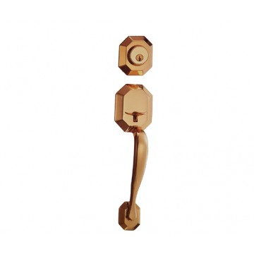 FAULTLESS SOLID BRASS HANDLE SET WITH BRIGHT BRASS FINISH S3731