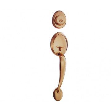 FAULTLESS SOLID BRASS HANDLE SET WITH BRIGHT BRASS FINISH S7731