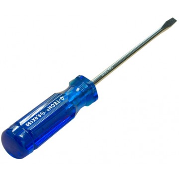 G-TECH SCREWDRIVER WITH LARGE PVC HANDLE (FLAT TIP)