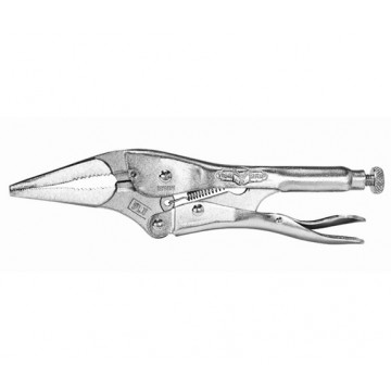 IRWIN LONG NOSE LOCKING PLIERS WITH WIRE CUTTER