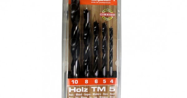 ALPEN 5-PC HOLZ WOOD DRILL SET