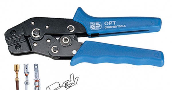 OPT HAND RATCHET CRIMPING TOOLS FOR UNISULATED RECEPTACLES AND TAB - SN-28B